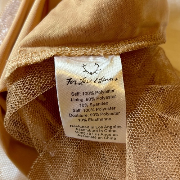 For Love & Lemons Luau Top S Ivory - Picture 10 of 11